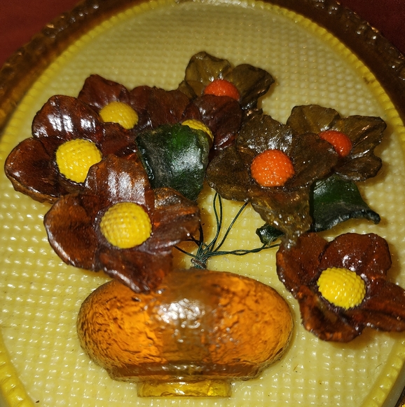 Vintage Lucite Flower Sculpture - Picture 2 of 8